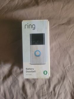 Ring Battery Doorbell Smart Wifi Video Doorbell - Satin Nickel