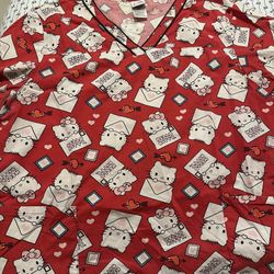 Sanrio scrub top