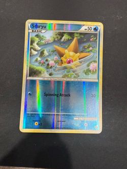 Pokemon, Staryu - HeartGold SoulSilver Reverse Holo