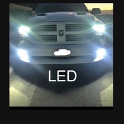 LED Aftermarket Headlight Lens Brightest Bulb Upgrades Luces 9005 9006 8000k 6k  Canbus