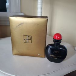 Vintage Jean Patou "Little Black Bottle" With Red Stopper & Box