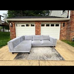 L-shaped sectional couch