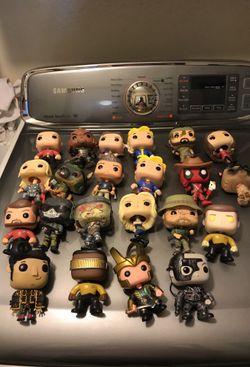 Pop figures 4.00 each or 60 for all