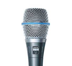 Shure Beta 87A, Handheld Supercardioid Condenser Microphone