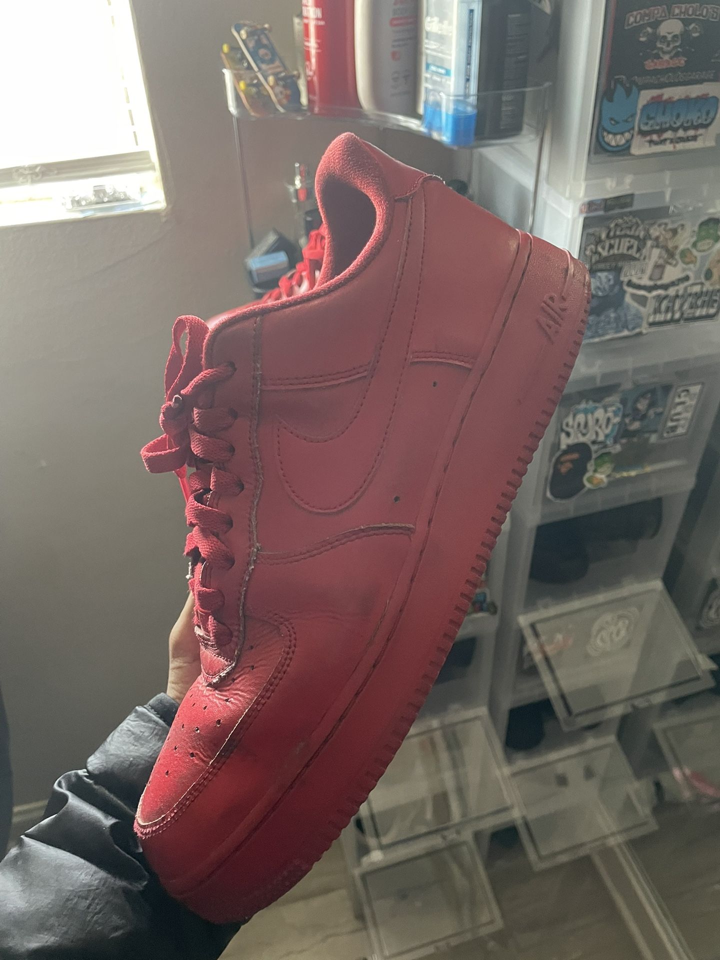 Red Af1 Size 10