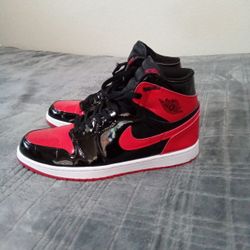 Jordan 1 High Og Patent Bred Size 13