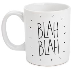 Brumis Imports “Blah Blah” Ceramic Coffee Mug