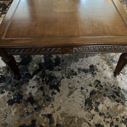 Wood Coffee table and End table 