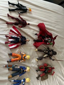 Shf dbz, McFarlane, neca,marvel legends and mafex