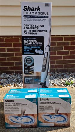 Shark Steam and Scrub mop 4 extra packs of mop covers
