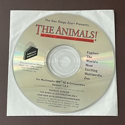 San Diego Zoo Animals Multimedia CD-ROM 