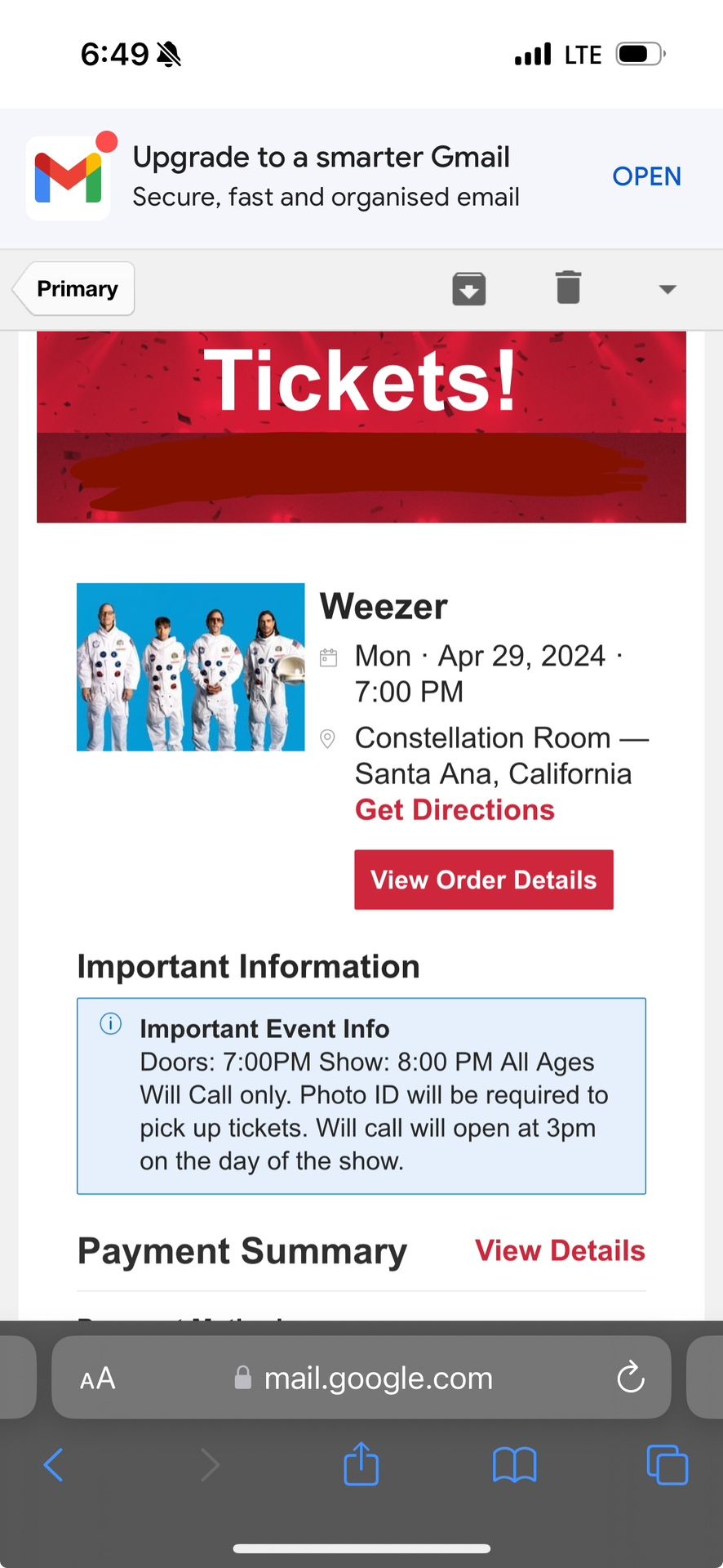 Weezer Santa Ana 