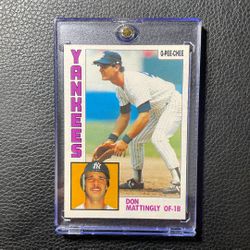 1984 Don Mattingly O PEE CHEE Rookie Card (Very Rare) Clean Card