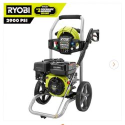New Ryobi 2900psi   Cold Water Gas Pressure Washer 