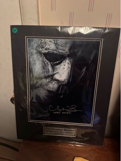 Signed Michael Myers Halloween Matted Photo Print