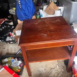 Wooden side table 