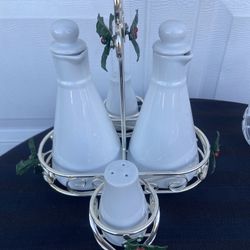 New Oil And Vinegar Salt And Pepper  Holder
