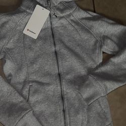 Lululemon gray scuba hoodie brand new