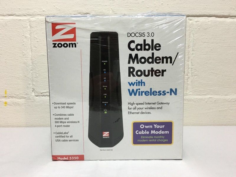 Zoom 5350 Cable Modem/Router/Gateway