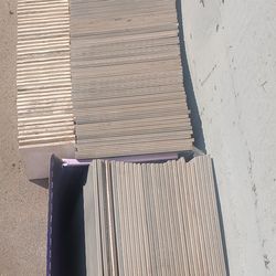 White and grey mix porcelain tiles