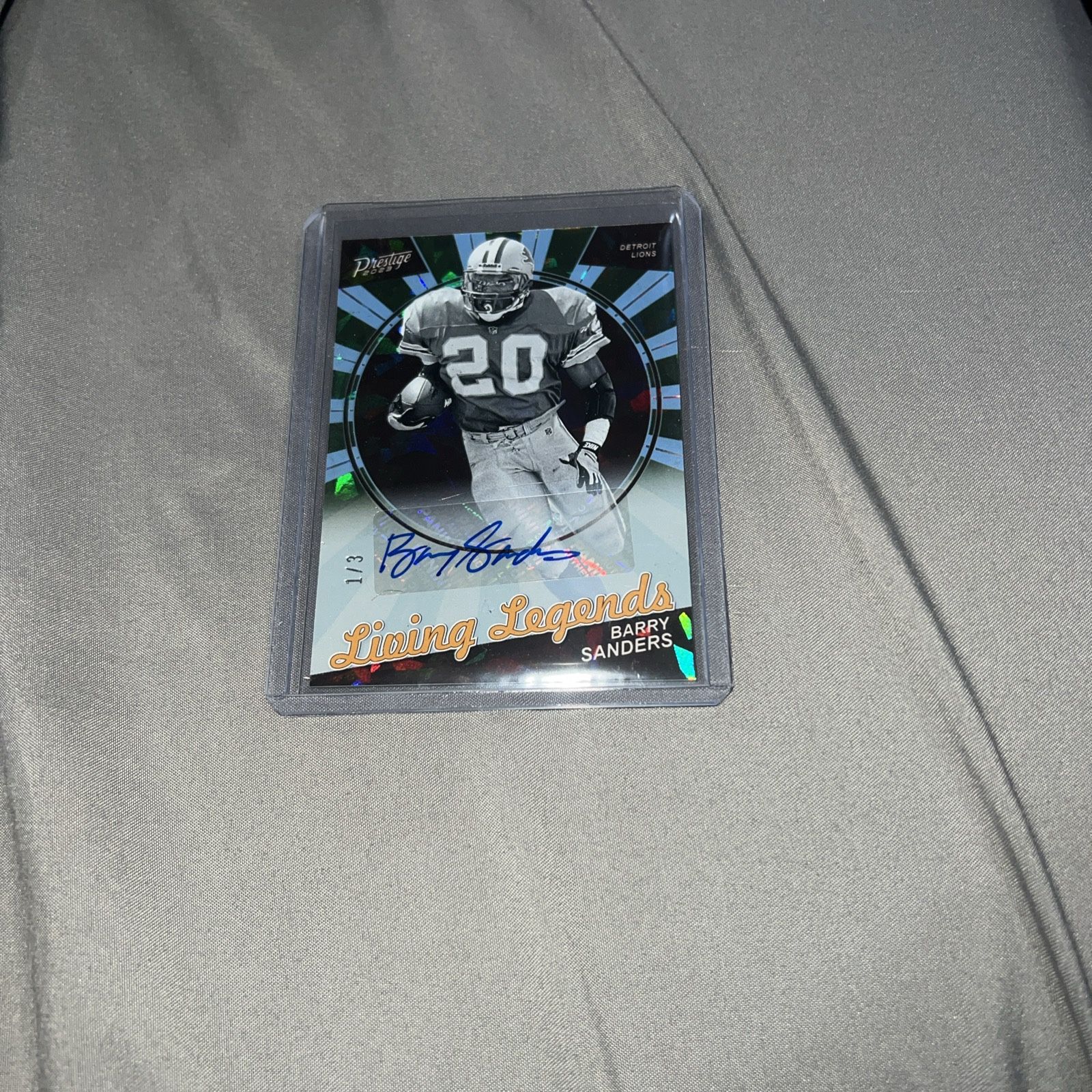 Barry sanders Auto /3