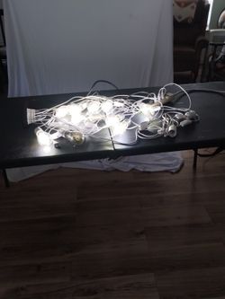 12 Single Edison Bulb Lights.