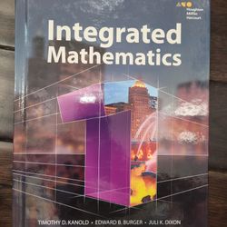 Integrated Math 1 Textbook AND Intervention Book