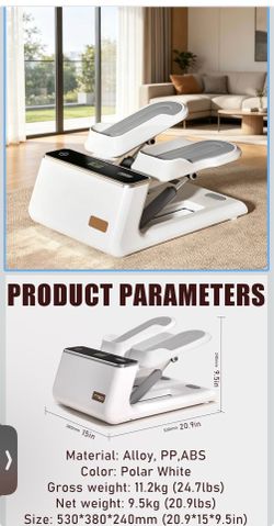 Stepper with Resistance Bands, LED Smart Meter, Smooth Movement, Silent Hydraulic Stepper for Home Office & Gym Cardio