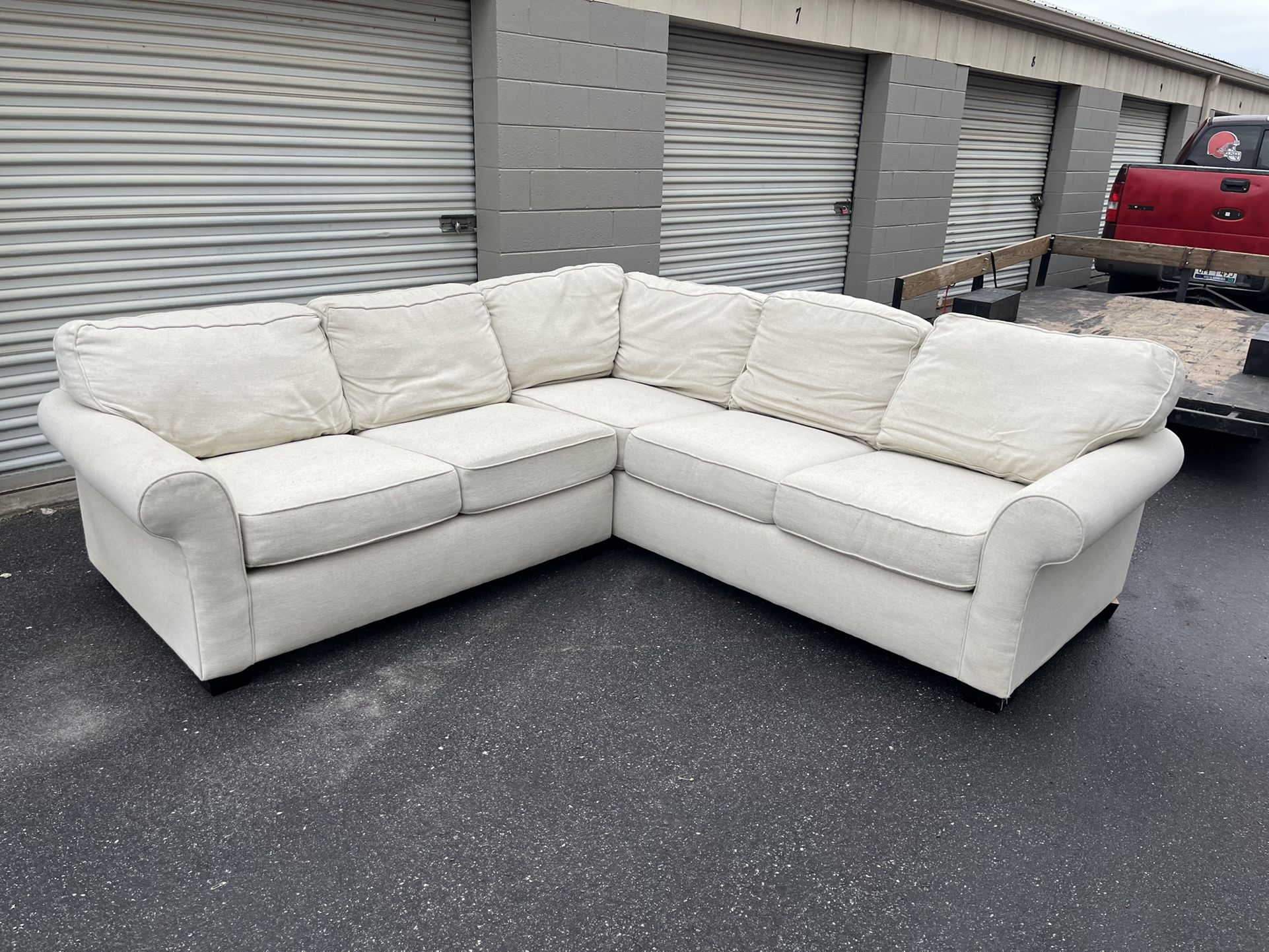 White Brohill Luxury Sectional