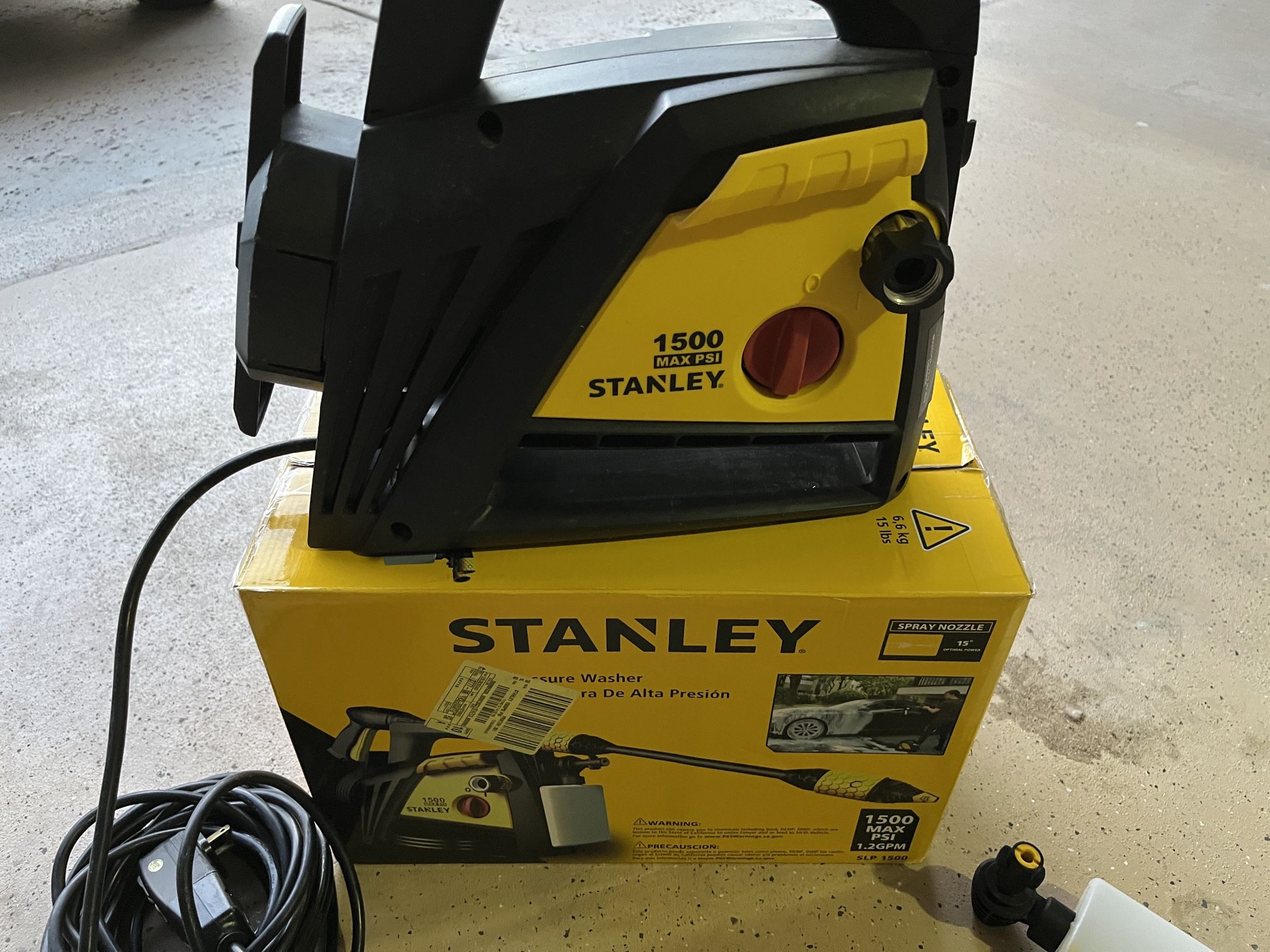 Stanley 1500 PSI Electric Pressure Washer