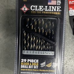 Cle-line Black and gold bit Set 29 Piece 