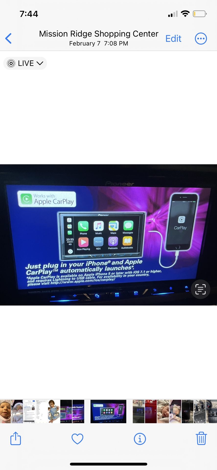 Pioneer avh-2300nex Zinch DVD Receiver with Apple CarPlay Android
