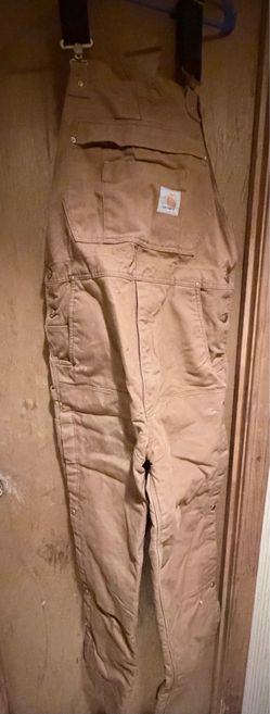 Carhartt bibs barley worn still look new