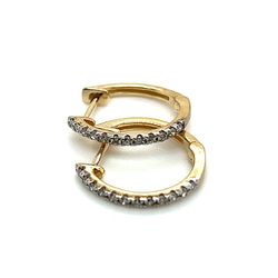 10kt Gold Dangle Diamond Earrings .15ctw 1.10grams 153668 5