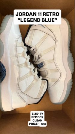 Air Jordan 11 Retro Legend Blue Size 7Y
