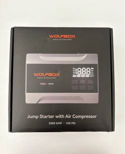 Wolfbox Jumpstarter w/Air Compressor