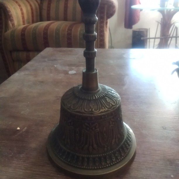 Cast Iron Bell In Good Condition