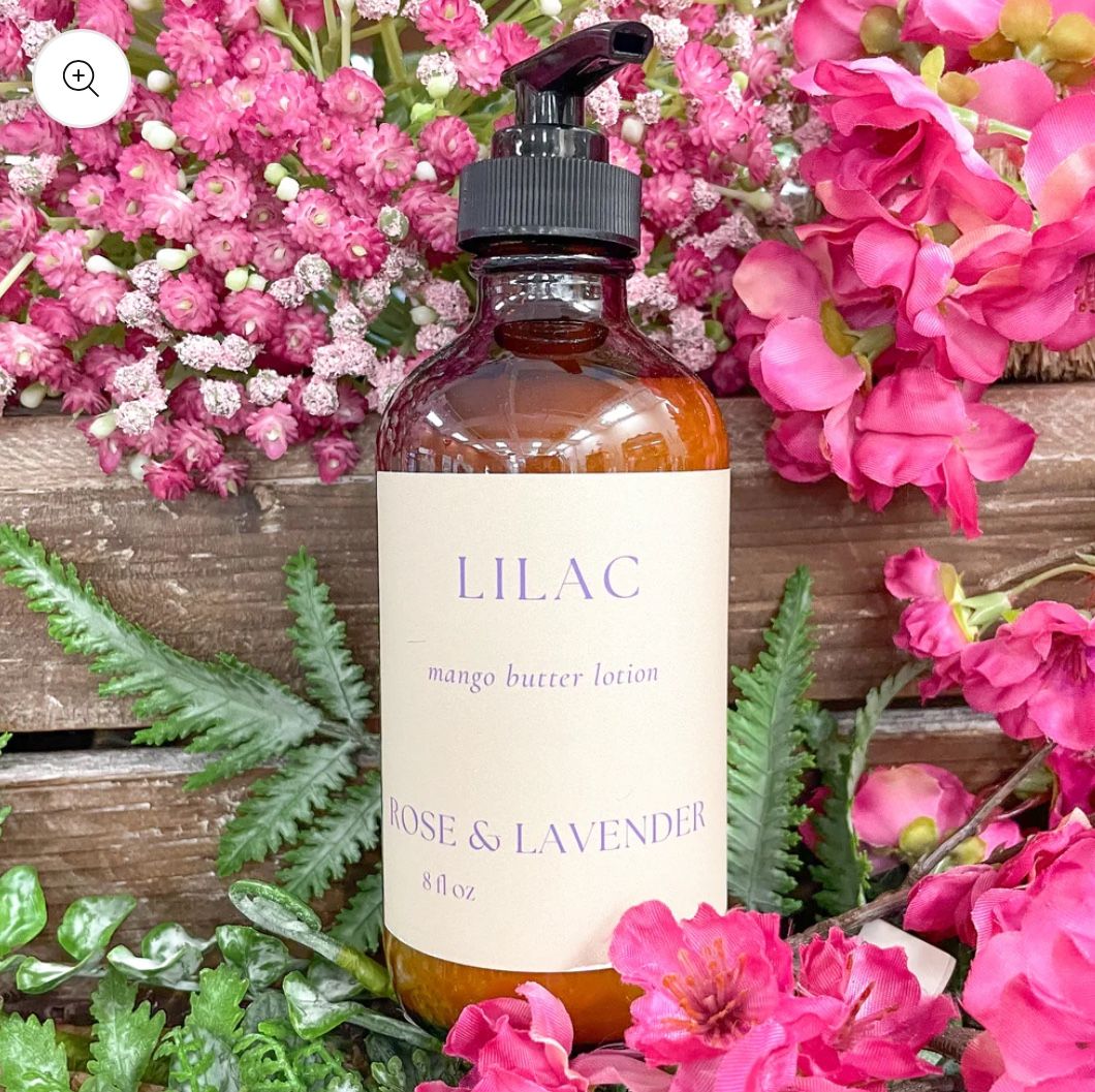 Rose and Lavender Homemade Lilac Lotion