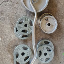 Standard Size Weight Set with Bar