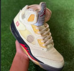 JORDAN 5 SAIL OFF WHITE