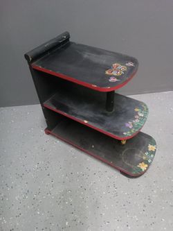 Hand painted side table
