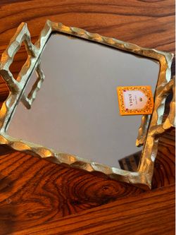 Glass tray with elephant for good luck