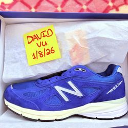 New Balance 990v4 MiUSA Aime Leon Dore “Blue” - Sizs 9.5