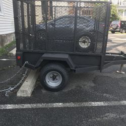 Metal Transport Box Trailer