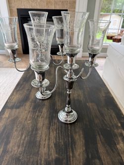 Antique Candleabra Set