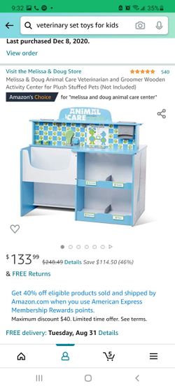 Brand New Kids Toy Veterinarian Set $100