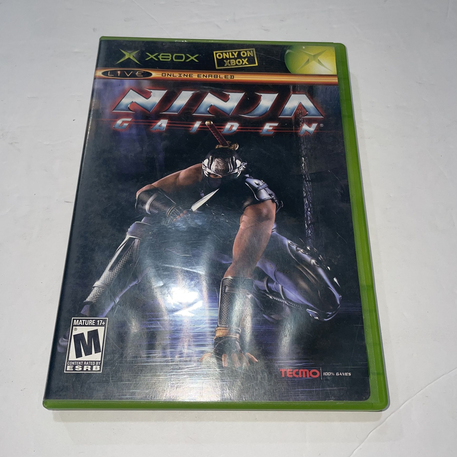 Original Xbox Ninja Gaiden Complete Either Registration Card