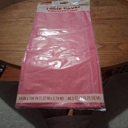 Pink Table Cloth