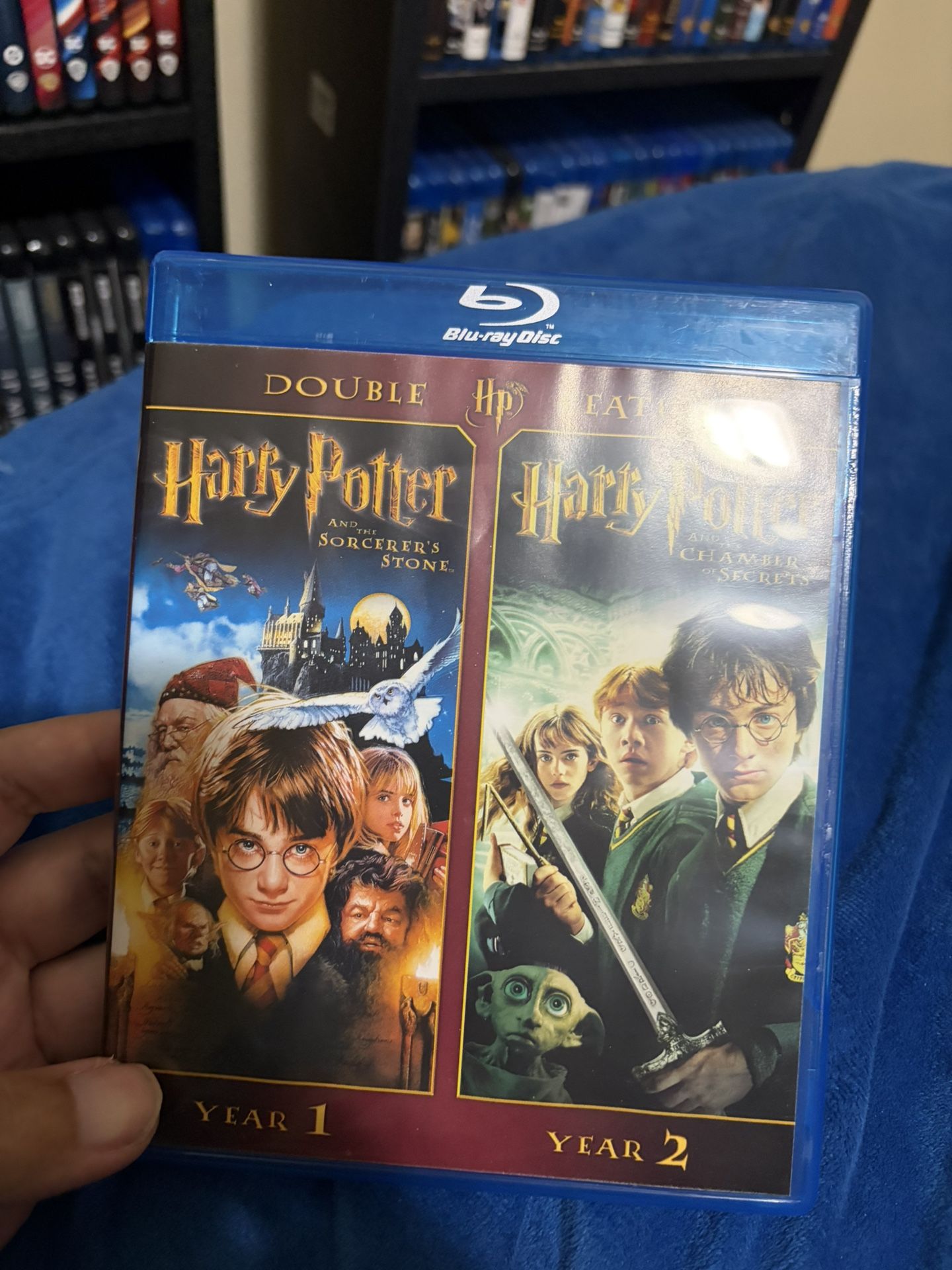 saleing The First Two Harry Potter Movies Brand New On Blu-Ray
