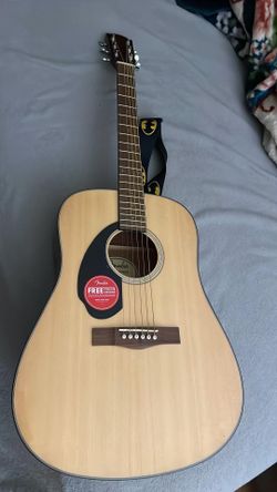 Fender cd-60s left handed acoustic guitar